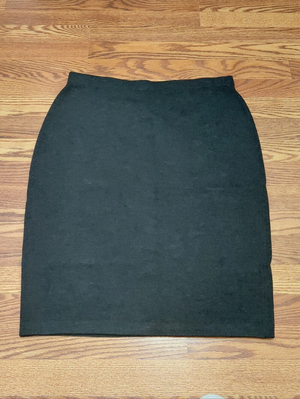 St. John Collection By Marie Gray Knit Sweater Skirt Women 16 Gray Pencil Skirt